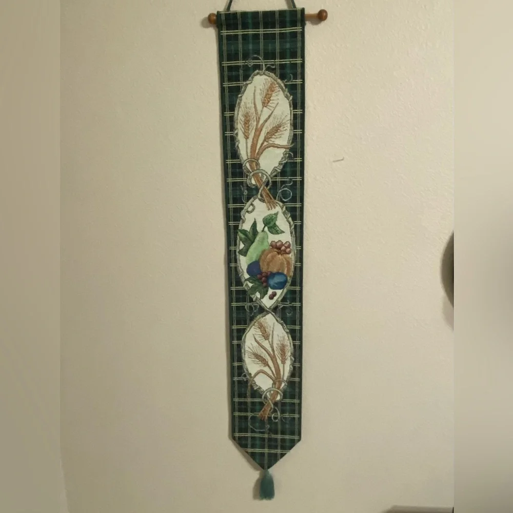 Pheasants Feast Tapestry Bell Pull Wall Hanging 39